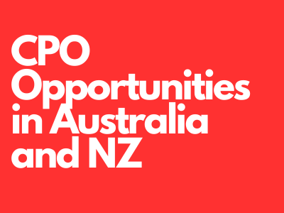 CPO Opportunities in Australia and New Zealand