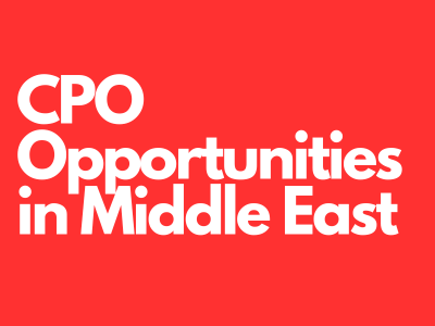 CPO Opportunities in Middle East