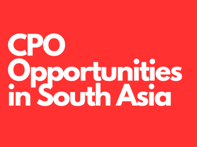 CPO Opportunities in South Asia